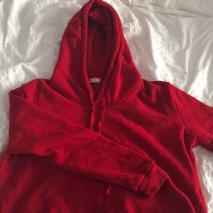 Brandy Melville Red Lennon Hoodie